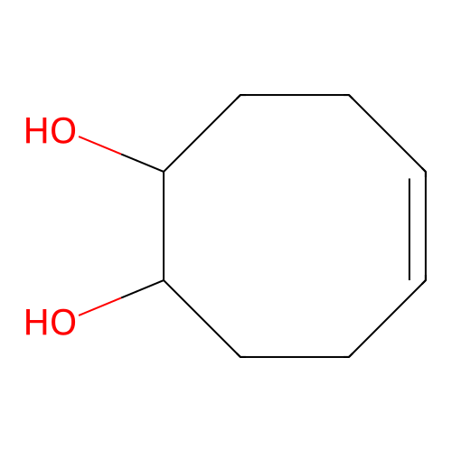 Cyclooct-5-ene-1,2-diol structure