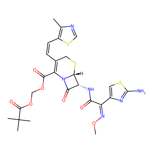 Cefditoren Pivoxil structure