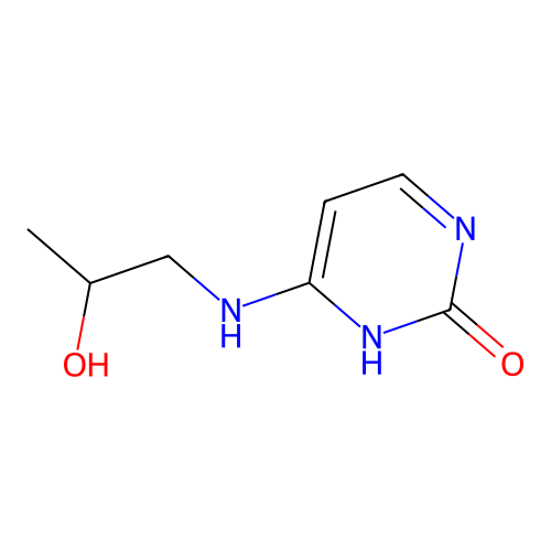 2(1H)-Pyrimidinone, 4-[(2-hydroxypropyl)amino]- structure