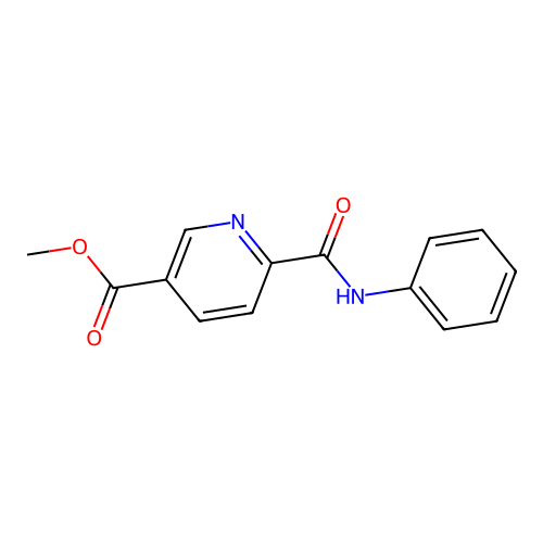6-Phenylcarbamoyl-nicotinic acid methyl ester structure