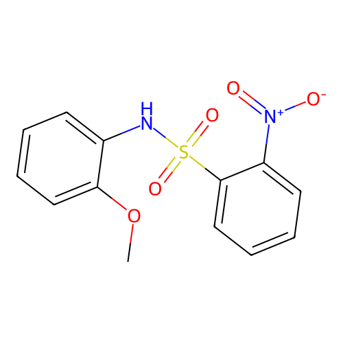 N-(2-methoxyphenyl)-2-nitrobenzenesulfonamide structure