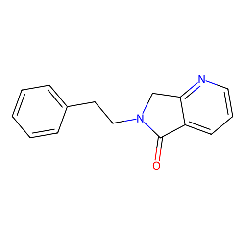 5h-Pyrrolo[3,4-b]pyridin-5-one,6,7-dihydro-6-(2-phenylethyl)- structure