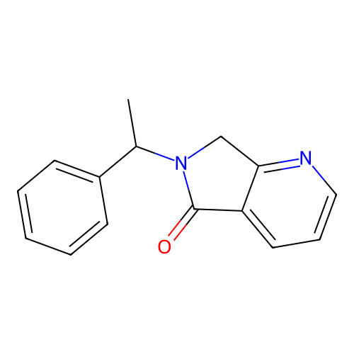 5h-Pyrrolo[3,4-b]pyridin-5-one,6,7-dihydro-6-(1-phenylethyl)- structure