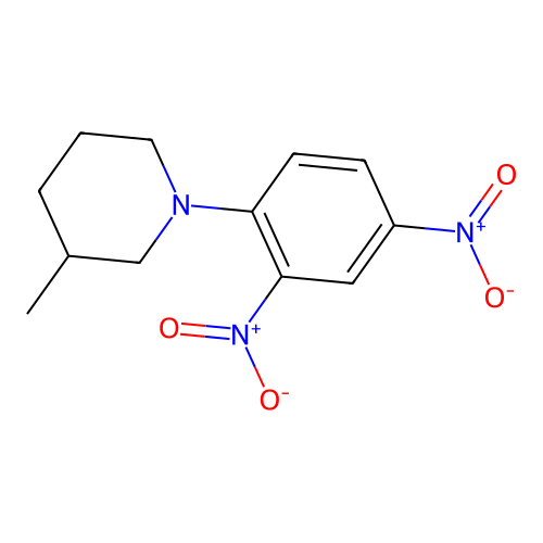 1-(2,4-Dinitrophenyl)-3-methylpiperidine structure