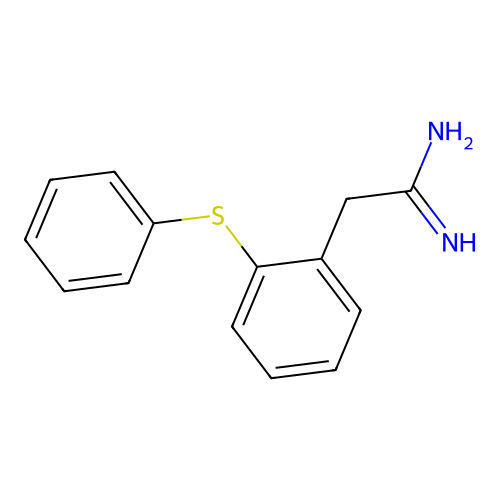 2-(2-Phenylsulfanylphenyl)ethanimidamide structure