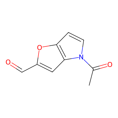 4-乙酰基-4H-呋喃并[3,2-b]吡咯-2-甲醛 structure