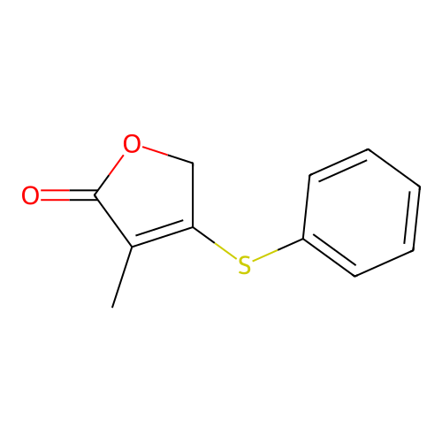 3-Methyl-4-(phenylthio)-5H-furan-2-one structure