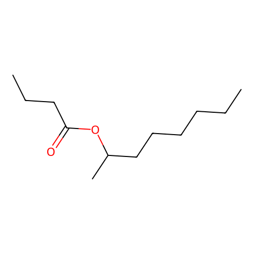 1-Methylheptyl butyrate structure