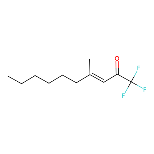 (E)-1,1,1-Trifluoro-4-methyldec-3-en-2-one structure