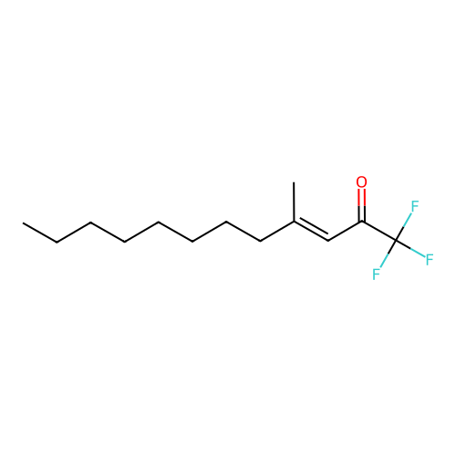 (E)-1,1,1-Trifluoro-4-methyldodec-3-en-2-one structure