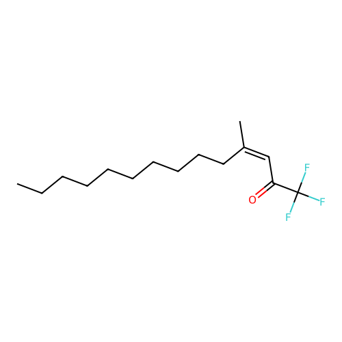 (Z)-1,1,1-Trifluoro-4-methyltetradec-3-en-2-one structure