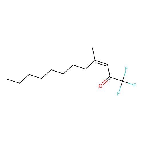 (Z)-1,1,1-Trifluoro-4-methyldodec-3-en-2-one structure
