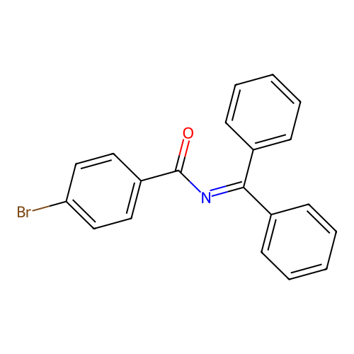 4-Bromo-N-(diphenylmethylidene)benzamide structure