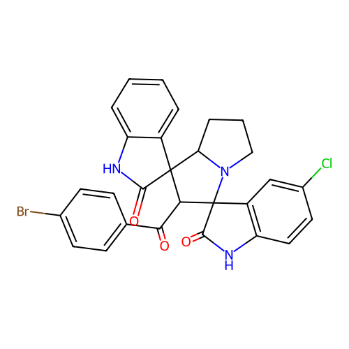 C28H21BrClN3O3 structure
