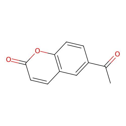 6-Acetocoumarin structure