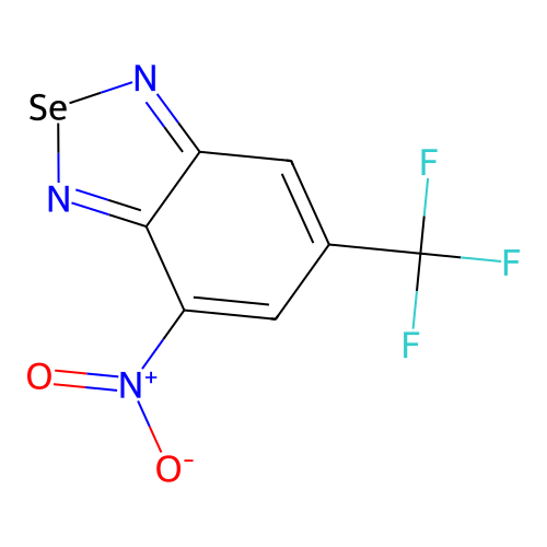 4-Nitro-6-(trifluoromethyl)-2,1,3-benzoselenadiazole structure