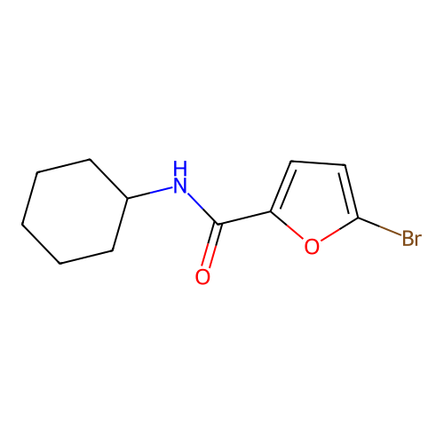 5-溴-N-环己基-2-呋喃甲酰胺 structure
