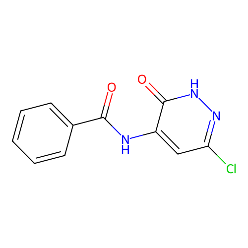 N-(6-氯-3-羟基-4-哒嗪基)苯甲酰胺 structure