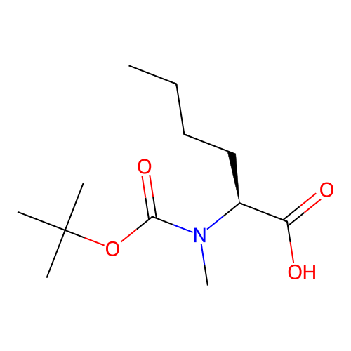 Boc-N-Me-Nle-OH structure