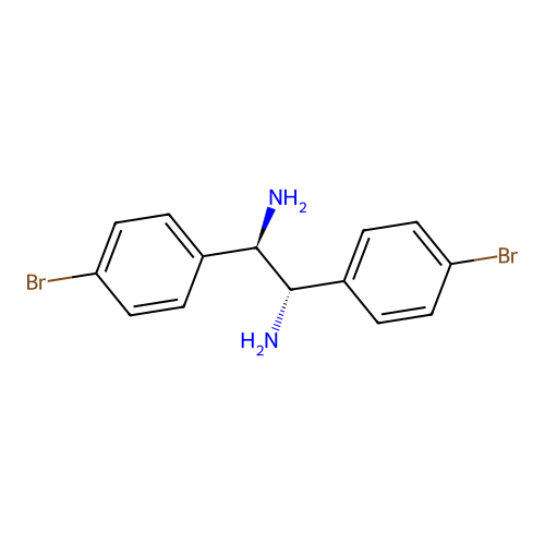 (1R,2S)-1,2-bis(4-bromophenyl)ethane-1,2-diamine structure