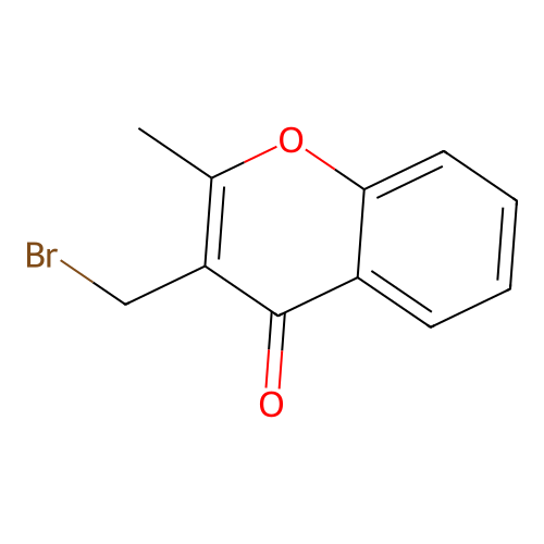 Chromone, 2-methyl-3-bromomethyl- structure