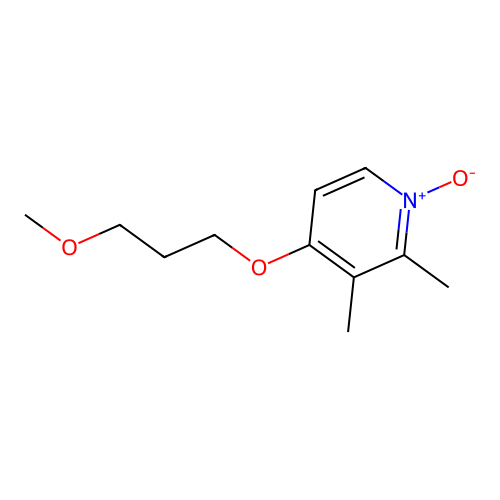 4-(3-Methoxypropoxy)-2,3-dimethyl-1-oxo-1lambda~5~-pyridine structure