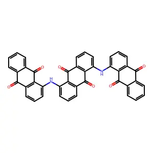 9,10-Anthracenedione, 1,5-bis[(9,10-dihydro-9,10-dioxo-1-anthracenyl)amino]- structure