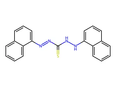 1-(Naphthalen-1-ylamino)-3-naphthalen-1-yliminothiourea structure