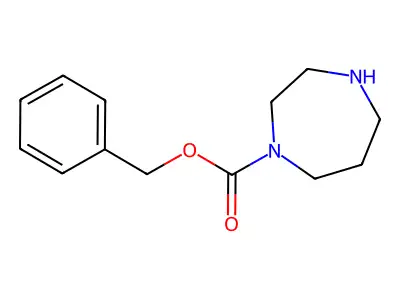 Benzyl 1,4-diazepane-1-carboxylate structure
