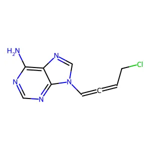 9-(4-氯-1,2-丁二烯基)-9H-嘌呤-6-胺 structure