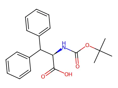 Boc-L-3,3-Diphenylalanine structure