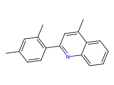 2-(2,4-Dimethylphenyl)-4-methylquinoline structure