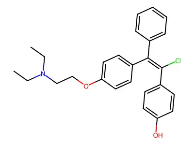 2,4-p-Clomiphene structure