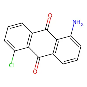 1-Amino-5-chloroanthraquinone structure