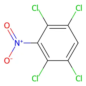 1,2,4,5-四氯硝基苯 structure