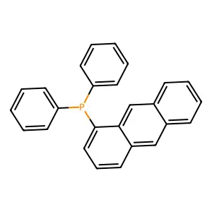 Phosphine, 1-anthryldiphenyl- structure