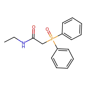 Acetamide, 2-(diphenylphosphinyl)-N-ethyl- structure