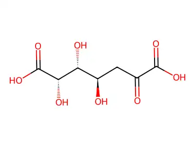 3-脱氧-2-heptulosaric 酸 structure