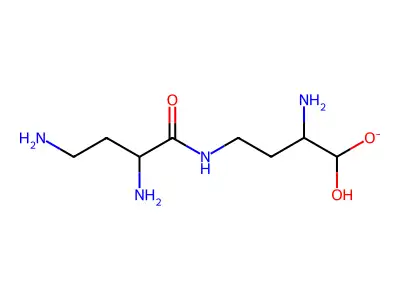Gamma-poly-alpha,gamma-diaminobutyric acid structure