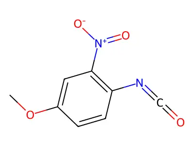 4-Methoxy-2-nitrophenyl isocyanate structure