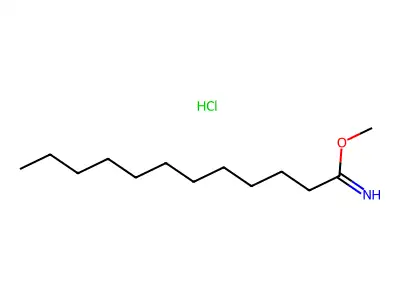 Dodecanimidic acid, methyl ester, hydrochloride structure