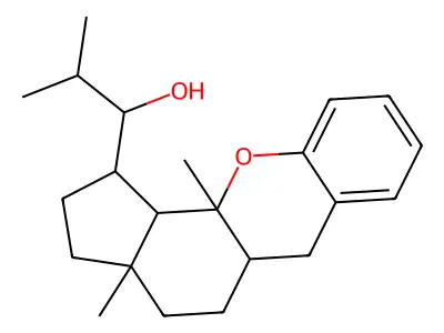 Propylnorantifein structure