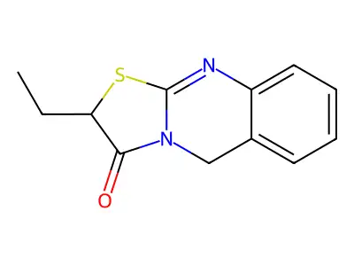 2-Ethyl-5H-thiazolo[2,3-b]quinazolin-3(2H)-one structure