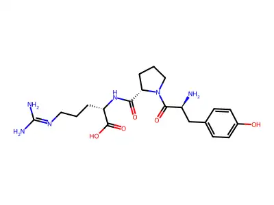 Tyrosyl-prolyl-arginine structure
