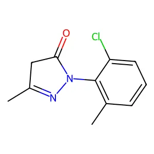3H-Pyrazol-3-one, 2-(2-chloro-6-methylphenyl)-2,4-dihydro-5-methyl- structure