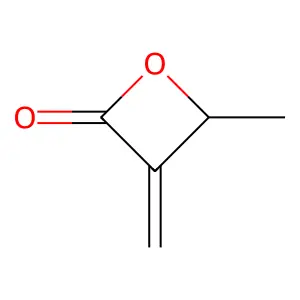 2-Oxetanone, 4-methyl-3-methylene- structure
