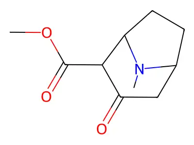 2-(Carbomethoxy)-3-tropinone structure