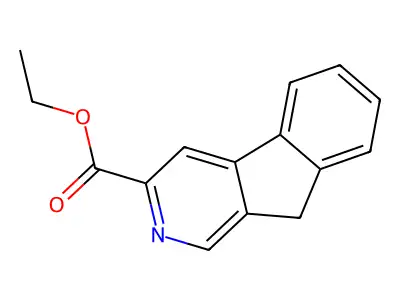 ethyl 9H-indeno[2,1-c]pyridine-3-carboxylate structure