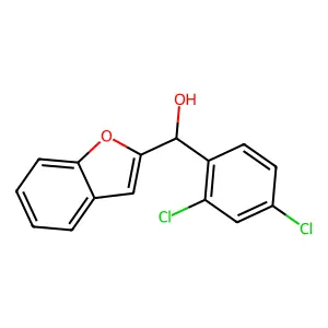 (1-Benzofuran-2-yl)(2,4-dichlorophenyl)methanol structure
