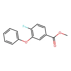 Methyl 4-fluoro-3-phenoxybenzoate structure